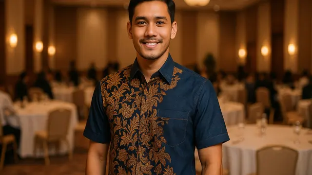 Model Kemeja Pria Kombinasi Batik