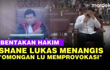 VIDEO: Momen Dibentak Hakim, Shane Lukas Menangis di Sidang Mario Dandy
