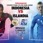 Indonesia vs Islandia  (Liputan6.com/Abdillah)