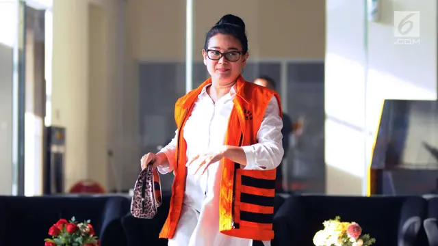 Gaya Miryam S Haryani Usai Jalani Pemeriksaan KPK