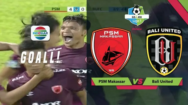 Ferdinand Sinaga mencetak dua gol saat PSM menghadapi Bali United melengkapi koleksi golnya menjadi 10 di Gojek Liga 1 2018 bersama Bukalapak.