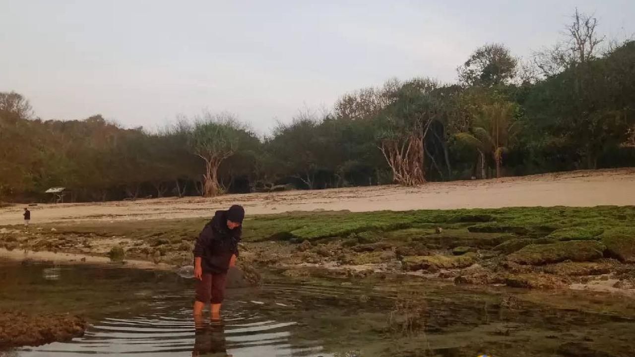 Aksinya Bikin Haru, Kisah Pria Bersama Ibunda Pergi JalanJalan Ke Pantai Ini Curi Perhatian