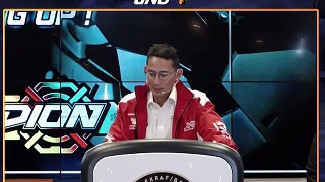 Menparekraf Sandiaga Uno dalam The Weekly Brief with Sandi Uno, Senin, 30 Oktober 2023