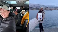 7 Potret Gading Marten dan Medina Dina Liburan di Norwegia, Nikmati Salju