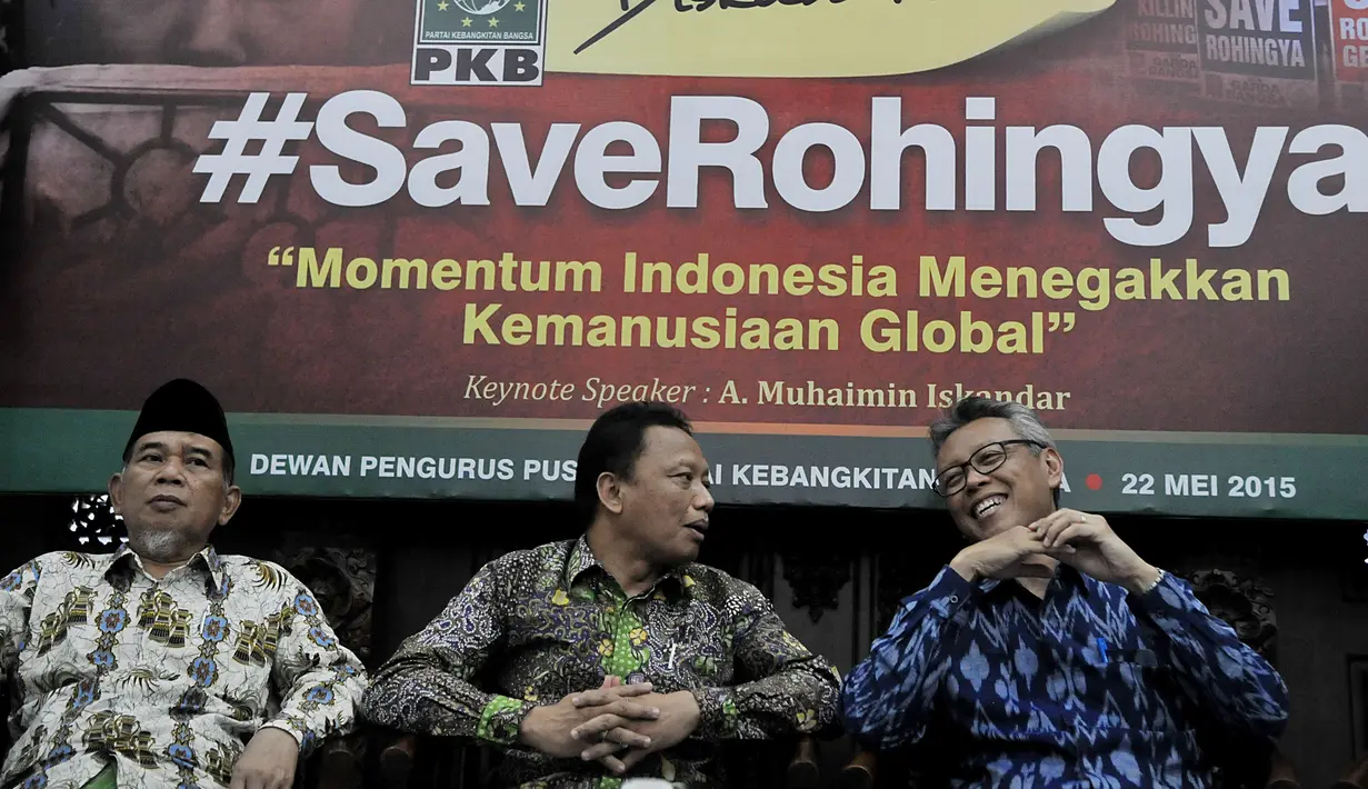 Suasana diskusi publik dengan tema #Save Rohingya di Kantor DPP PKB, Jakarta, Jumat (22/5/2015). (Liputan6.com/JohanTallo)
