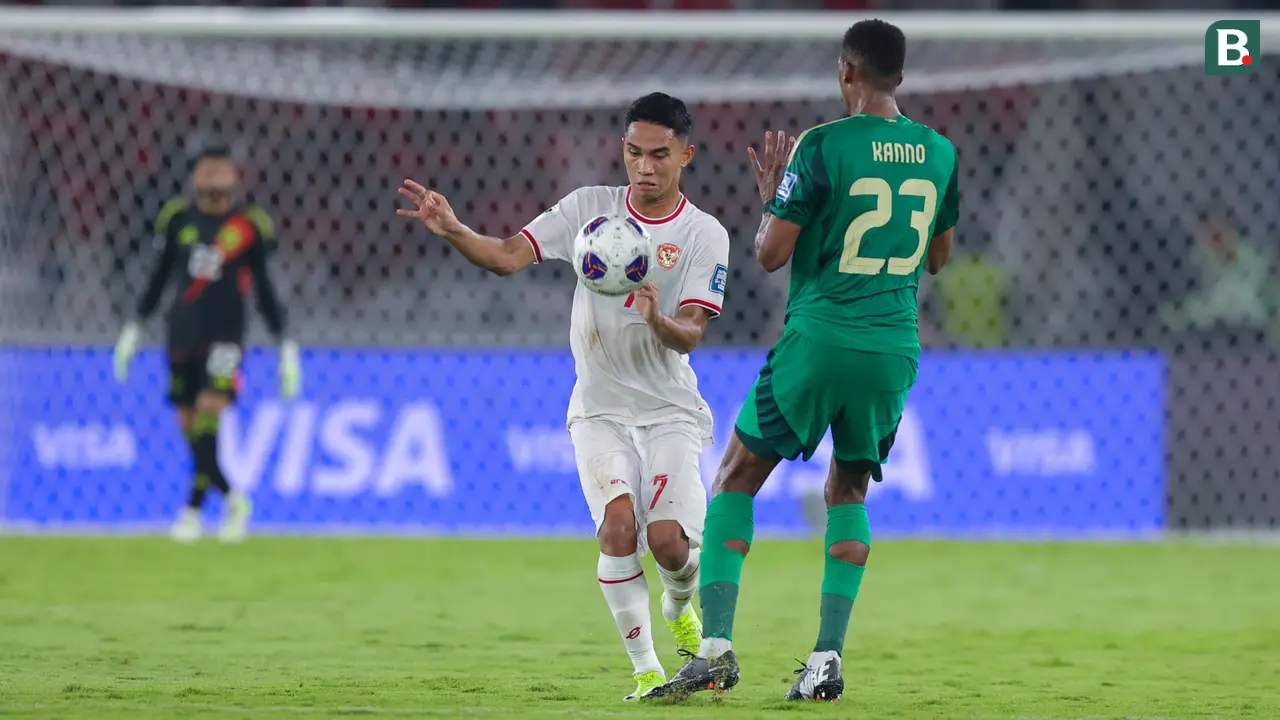 Foto: Parade Aksi Marselino Ferdinan Saat Timnas Taklukkan Arab Saudi, Borong 2 Gol Bungkam Haters