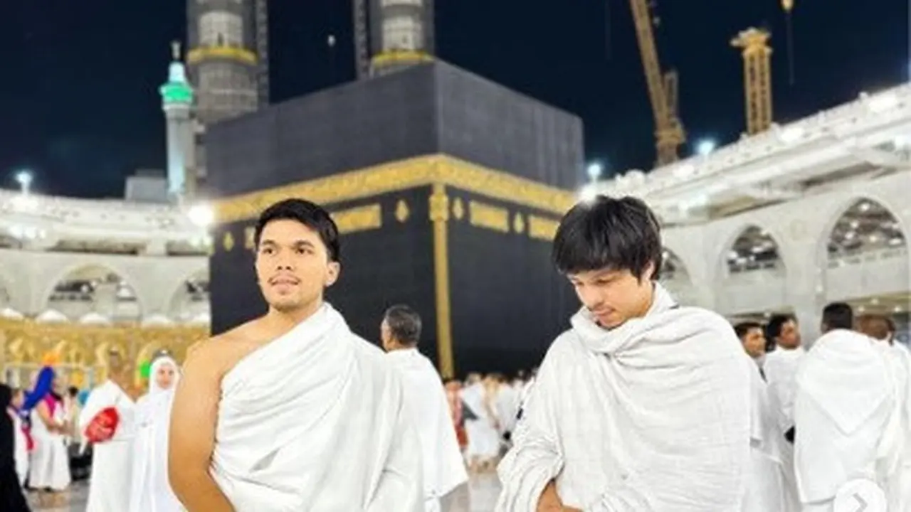 Thariq Halilintar umrah ramadhan 2023 (foto: Instagramthoriqhalilintar)