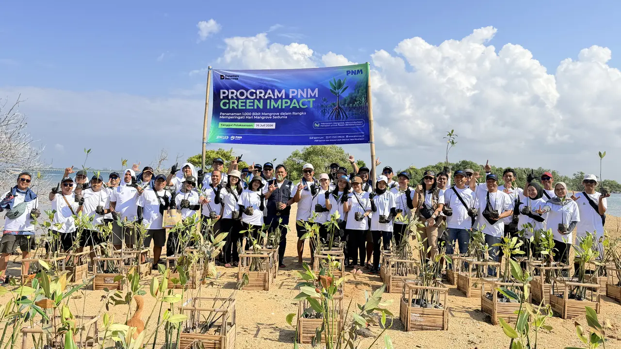 Tanam 22 Ribu Mangrove, PNM Dorong Kelestarian Lingkungan Sekaligus Ekonomi Pesisir