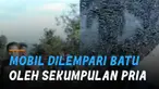 Terlihat mobil perempuan itu dikejar oleh beberapa pria yang diduga suruhan mantan suaminya.