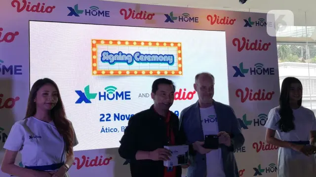 Kemitraan XL Axiata dan Vidio