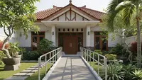 7 Model Rumah Sederhana Ramah Lansia dengan Jalur Kursi Roda, Nyaman, Aman, Inklusif