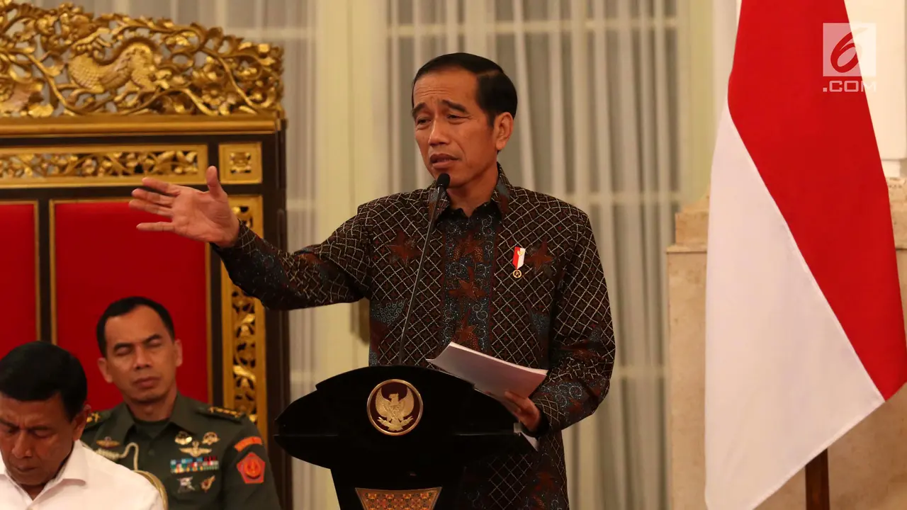 Pimpin Sidang Kabinet Paripurna, Jokowi Bahas Prioritas Nasional 2019