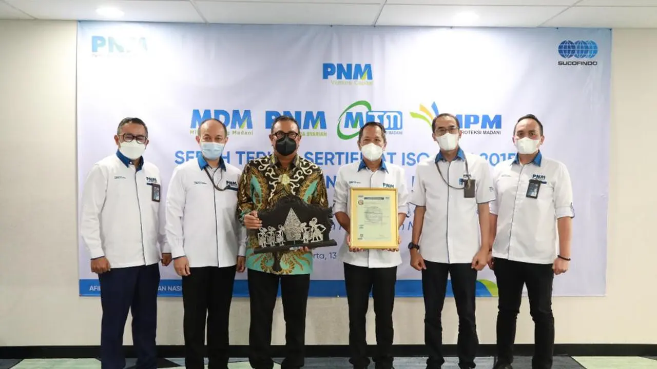 Jaga Konsistensi Operasional di Tengah Pandemi PNM Group Raih Sertifikasi ISO 9001:2015