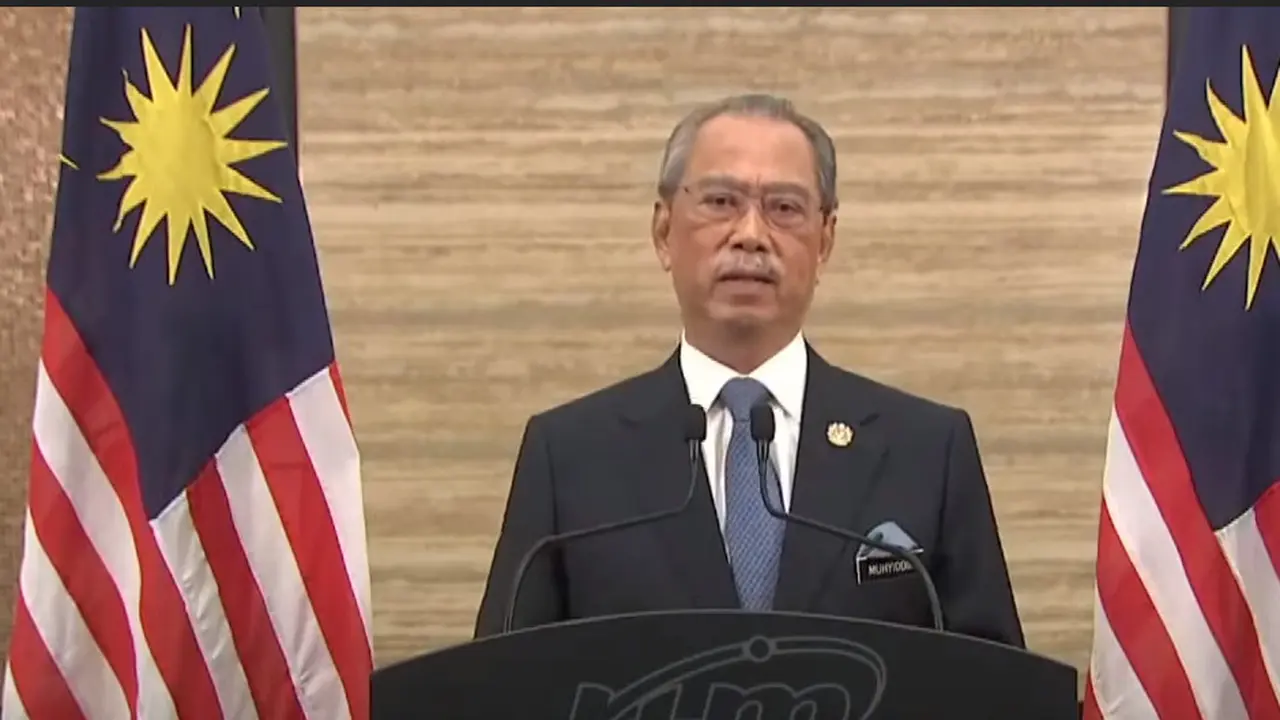 PM Malaysia Muhyiddin Yassin mundur.