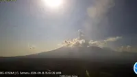 Gunung Semeru Erupsi Lagi, Terdengar Suara Dentuman