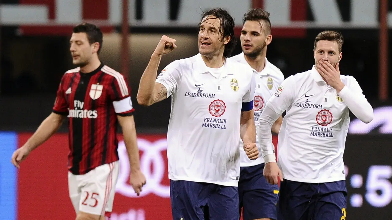AC Milan vs Hellas Verona Luca Toni