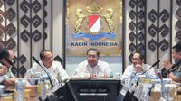 Wakil Ketua Umum Kadin Indonesia Bidang Kelautan dan Perikanan Yugi Prayanto dalam&nbsp;acara Dialog Kelautan dan Perikanan. (Ist)