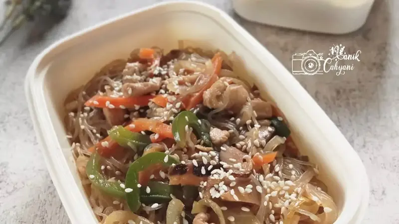 resep praktis Japchae ala Korea