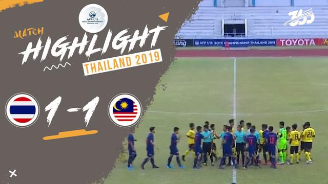 Berita video Malaysia selamat dari kekalahan setelah pemain Thailand mencetak gol bunuh diri pada injury time babak kedua pada laga terakhir mereka di Grup B Piala AFF U-15 2019, Senin (5/8/2019).