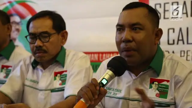 Relawan Salawaku Nusantara yang berasal dari Maluku Utara deklarasikan dukungan pada pasangan Joko Widodo-Maruf Amin.
