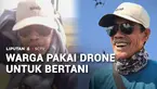 Aksi petani di Tuban, Jawa Timur, cukup berbahaya dan tidak untuk ditiru. Ia pulang dari sawah dengan cara tidak biasa yakni terbang menggunakan drone raksasa. Meski berbahaya, teknologi drone ini ternyata jadi solusi efektif untuk mengangkut hasil p...