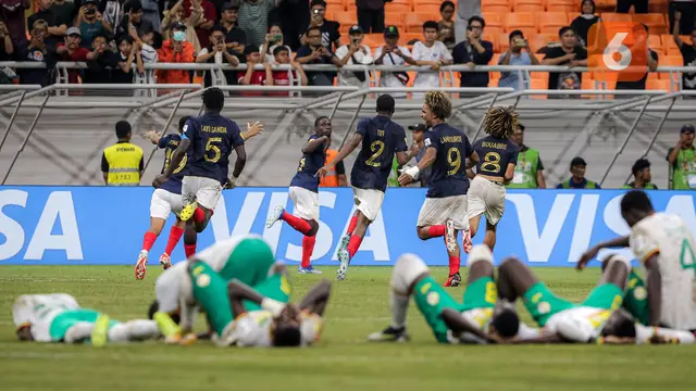 Foto: Aksi Heroik Paul Argney saat Adu Penalti Bawa Timnas Prancis U-17 Singkirkan Senegal dan Lolos ke Perempat Final Piala Dunia U-17 2023