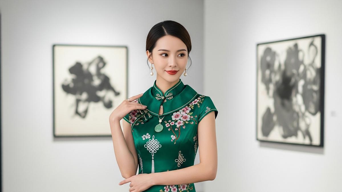 7 Model Dress China Kekinian dengan Sentuhan Motif Tradisional