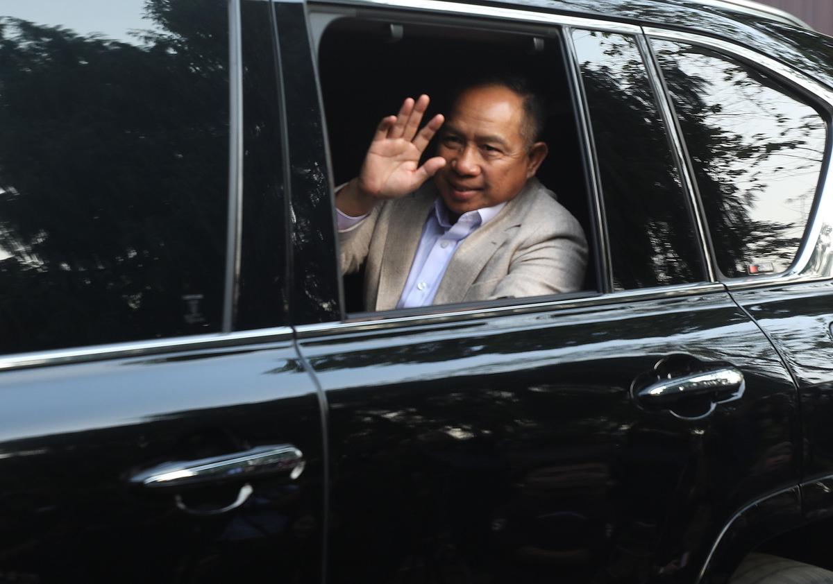 Calon menteri Prabowo tiba di Hambalang