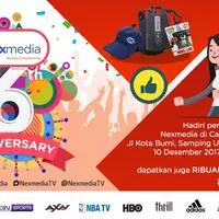 Ulang tahun Nexmedia yang keenam akan dirayakan di acara CFD. Pihak Nexmedia juga menyelenggarakan aksi sosial. (Istimewa)