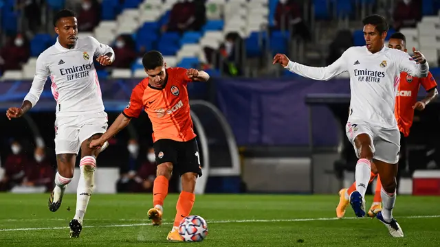 Hadapi Shaktar Donetsk, Real Madrid Tumbang di Laga Perdana Liga Champions