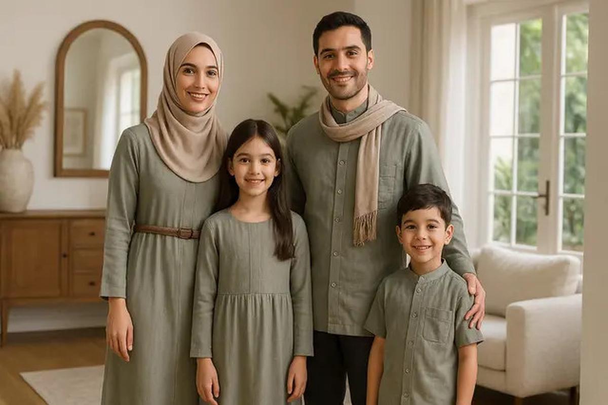 10 Gamis Islami Couple untuk Acara Keluarga yang Elegan dan Serasi di 2025