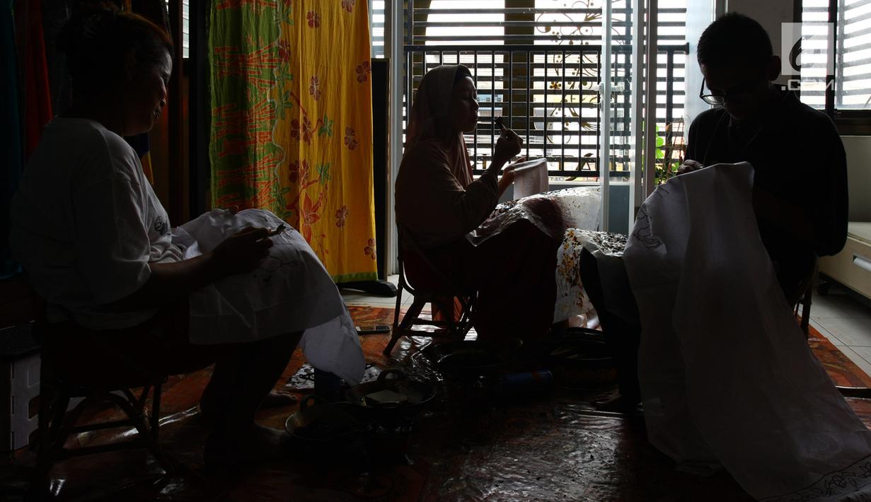 FOTO Batik  Khas Tangsel Sukses Tembus Pasar Mancanegara 