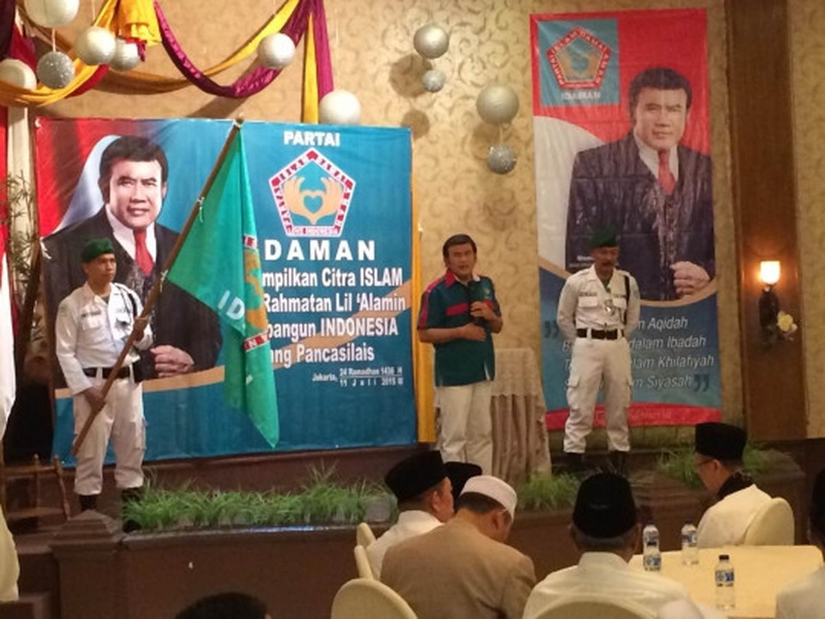 Aksi raja dangdut Rhoma Irama deklarasikan Partai Idaman