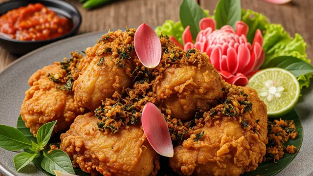 Resep Ayam Kemangi Pedas Kecombrang