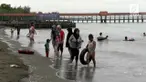 Efek peristiwa tsunami di Selat Sunda, wisata pantai di Pantura ikut sepi dari pengunjung.