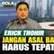 Erick Thohir Minta Pusat dan Daerah Sinkronkan Program Olahraga, Pembangunan Fasilitas Harus Sesuai Kebutuhan
