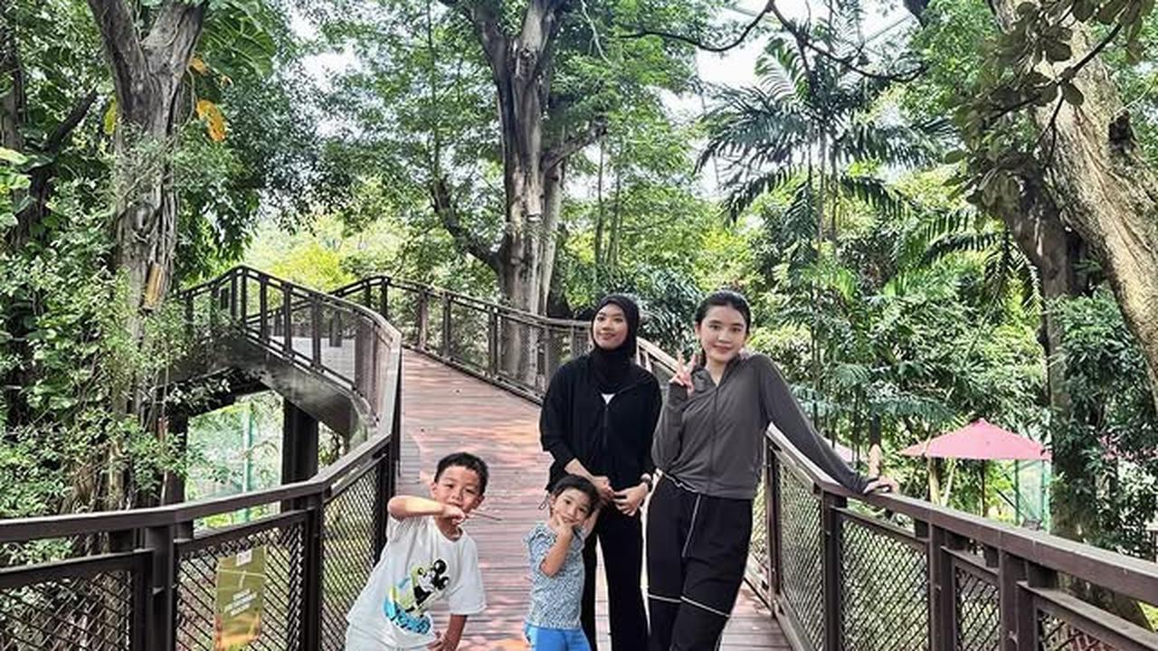 Ditinggal Irish Bella ke Belgia, 7 Potret Air Rumi dan Ara Ditemani Liburan Anak Haldy Sabri - Sweet Banget