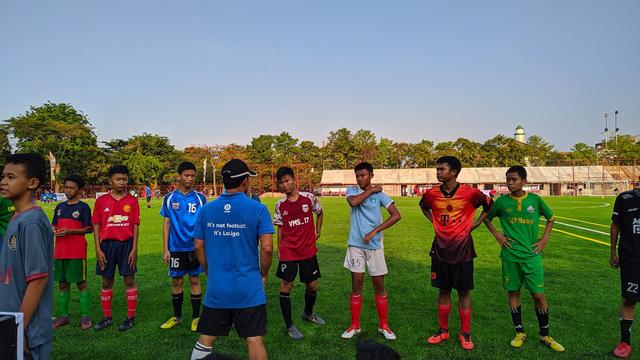 EDF LaLiga Trial in Pulomas, Minggu (29/9/2019), di Lapangan Persija Pulomas, Jakarta Timur.