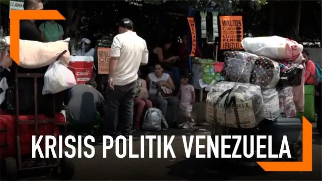 Ribuan warga Venezuela menyeberang ke Kolombia untuk mencari makan dan obat-obatan.