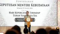 Pemerintah Tetapkan 13 Juli Hari Kepercayaan terhadap Tuhan yang Maha Esa