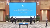 Purbaya Resmi Serahkan Jabatan Menkeu ke Suahasil Nazara