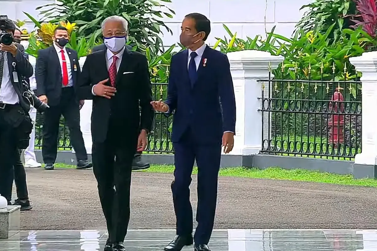 Presiden Jokowi menerima kunjungan PM Malaysia Ismail Sabri Yakoob di Istana Bogor