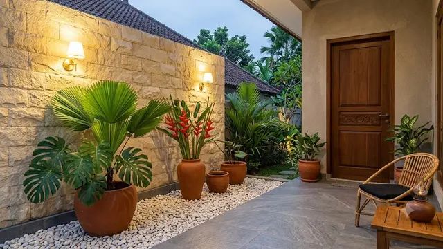 Teras Rumah Gaya Bali