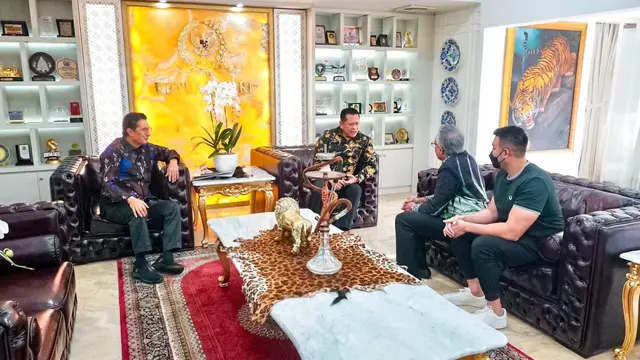 Bamsoet dan Fadel Muhammad Ketemu Promotor Konser Coldplay - Ed Sheeran