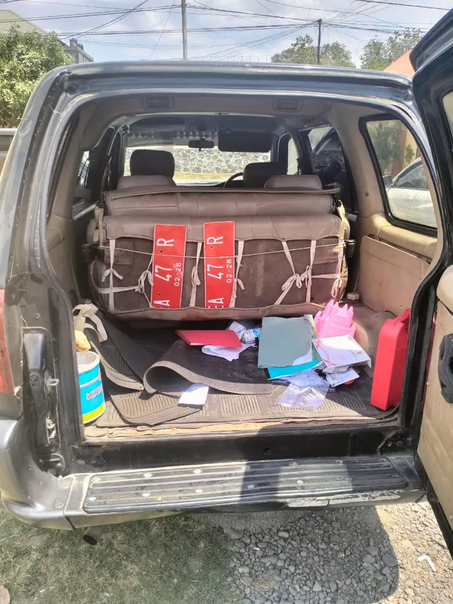 Mobil dinas Pemkab Dompu digunakan untuk edarkan sabu. (Foto: Liputan6.com/Miftahul Yani)