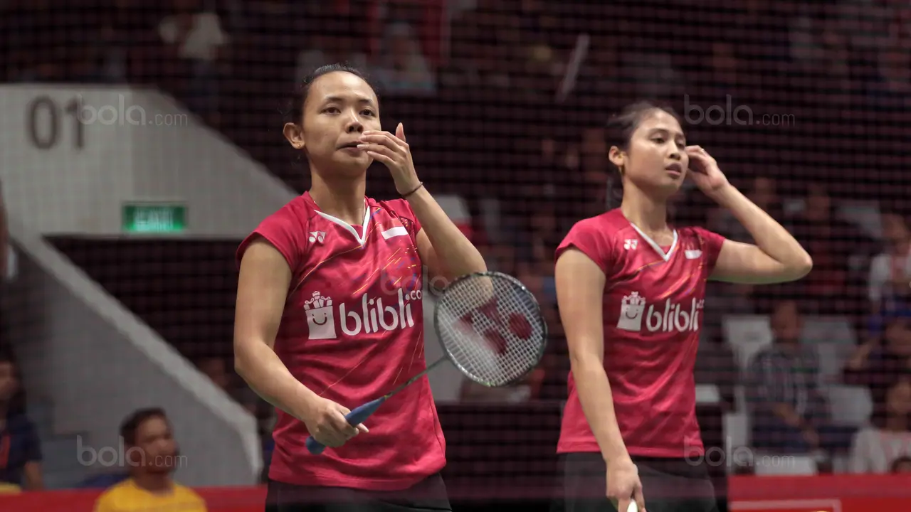 Della Haris/Rizky Amelia, Daihatsu Indonesia Masters 2018, Bola.com