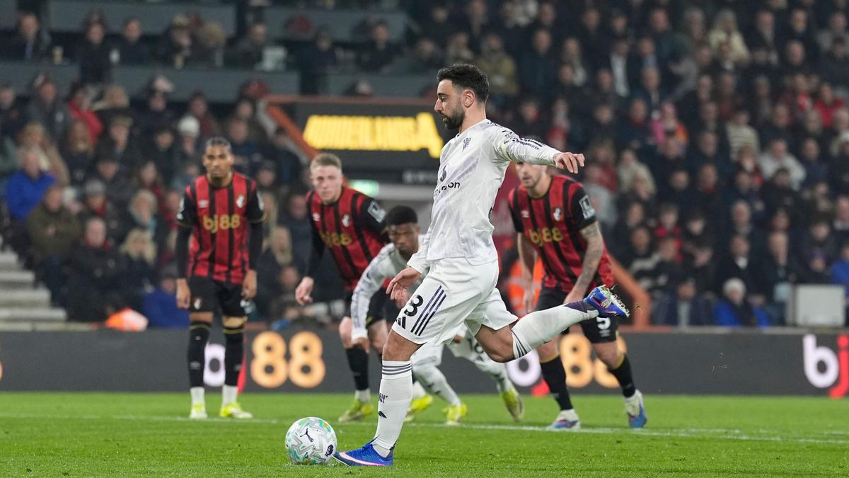 Manchester United Kehilangan Poin di Markas Bournemouth, Bruno Fernandes Pertanyakan Keputusan Wasit