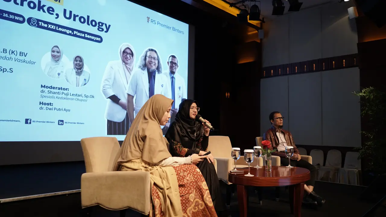 Talk Show bertajuk Recent Update of Vascular, Stroke, and Urology. (Liputan6.com/ ist)