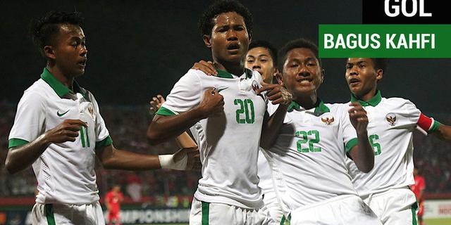VIDEO: 6 Gol Penyerang Timnas Indonesia U-16, Bagus Kahfi di Piala AFF U-16 2018