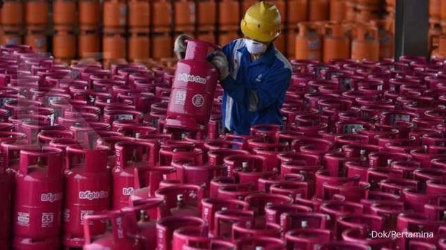 Pasokan LPG PT Pertamina. Foto: Pertamina